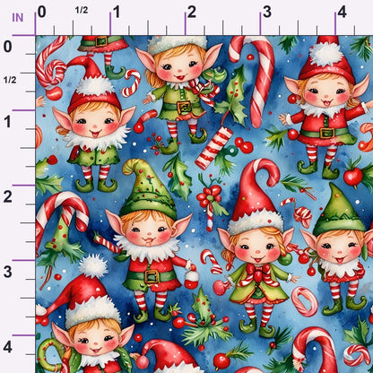 Yuletide Whimsy Pattern 7 Minky Fabric