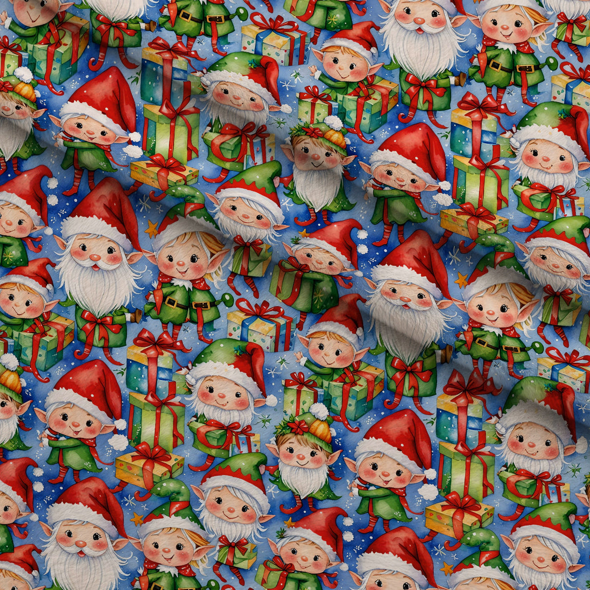 Yuletide Whimsy Pattern 8 Minky Fabric