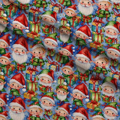 Yuletide Whimsy Pattern 8 Minky Fabric