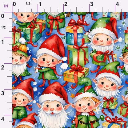Yuletide Whimsy Pattern 8 Minky Fabric