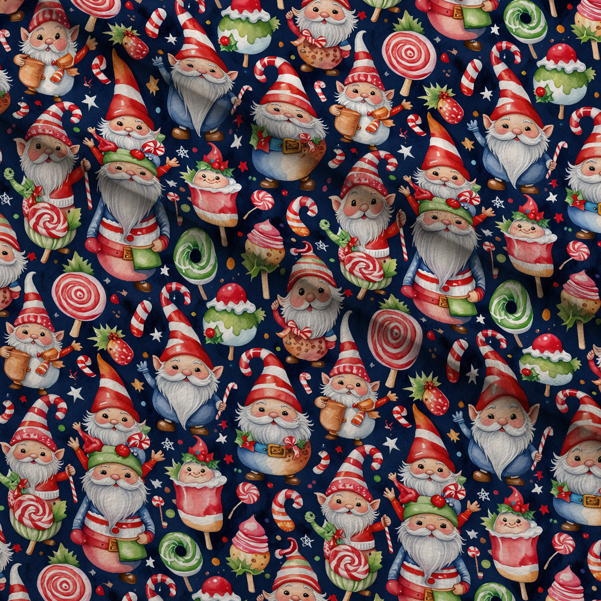 Yuletide Whimsy Pattern 9 Minky Fabric