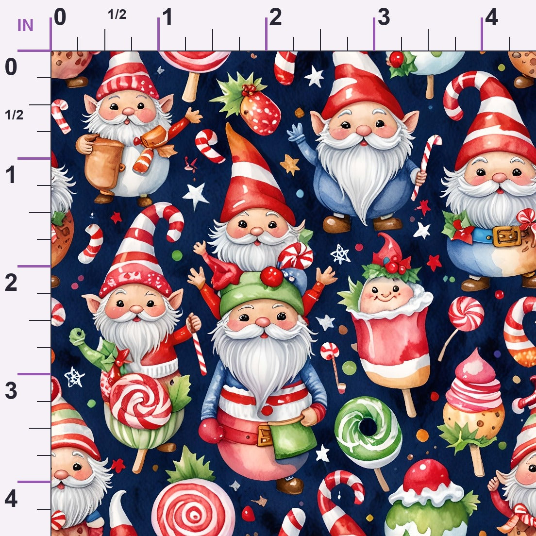 Yuletide Whimsy Pattern 9 Minky Fabric