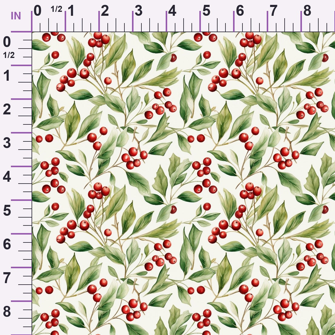 Yuletide Woodland Pattern 1 Minky Fabric