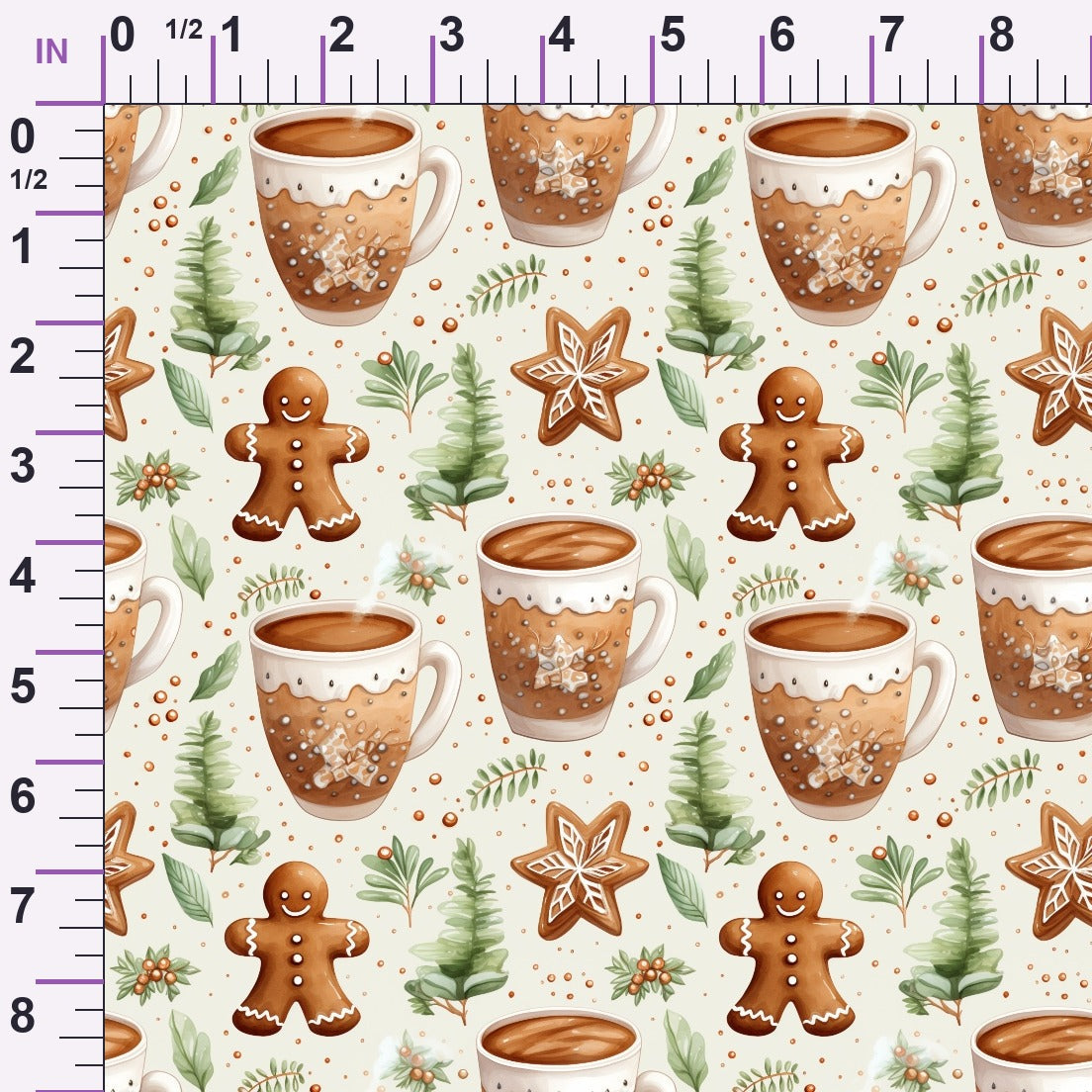 Yuletide Woodland Pattern 14 Minky Fabric