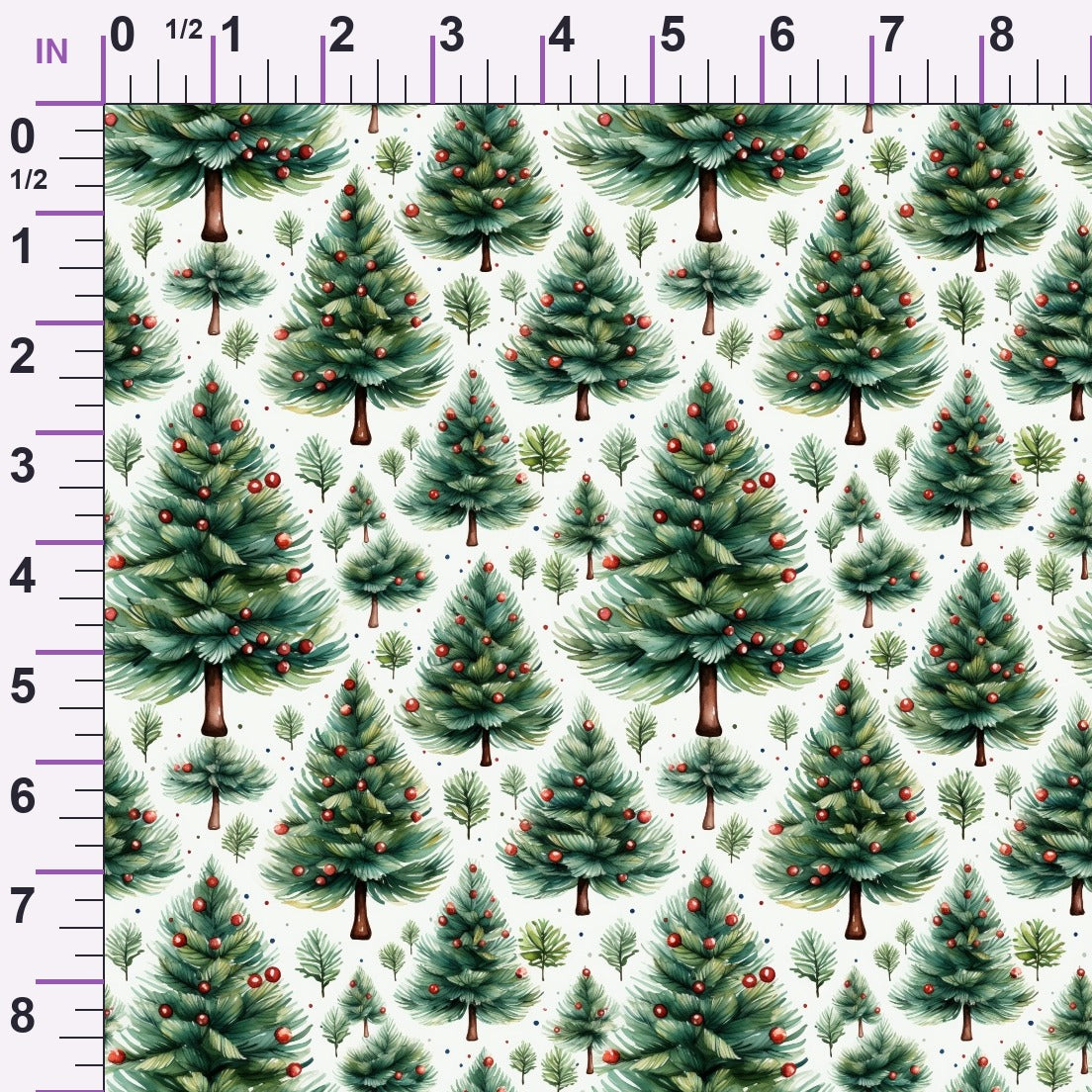 Yuletide Woodland Pattern 18 Minky Fabric