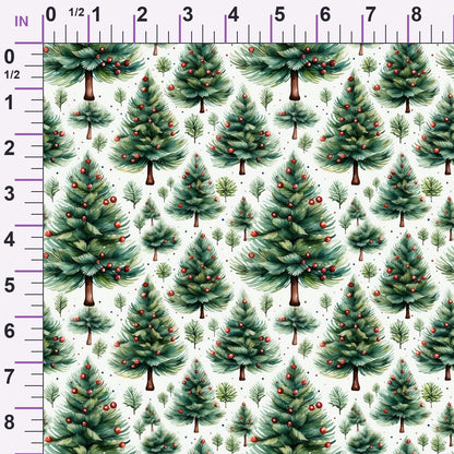 Yuletide Woodland Pattern 18 Minky Fabric