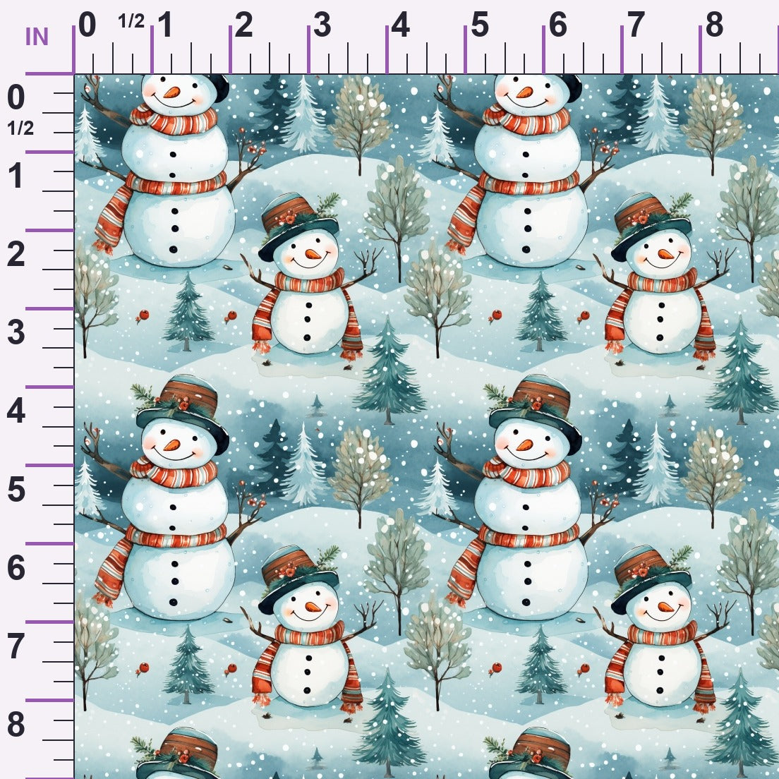 Yuletide Woodland Pattern 21 Minky Fabric