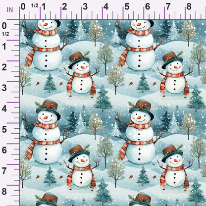 Yuletide Woodland Pattern 21 Minky Fabric