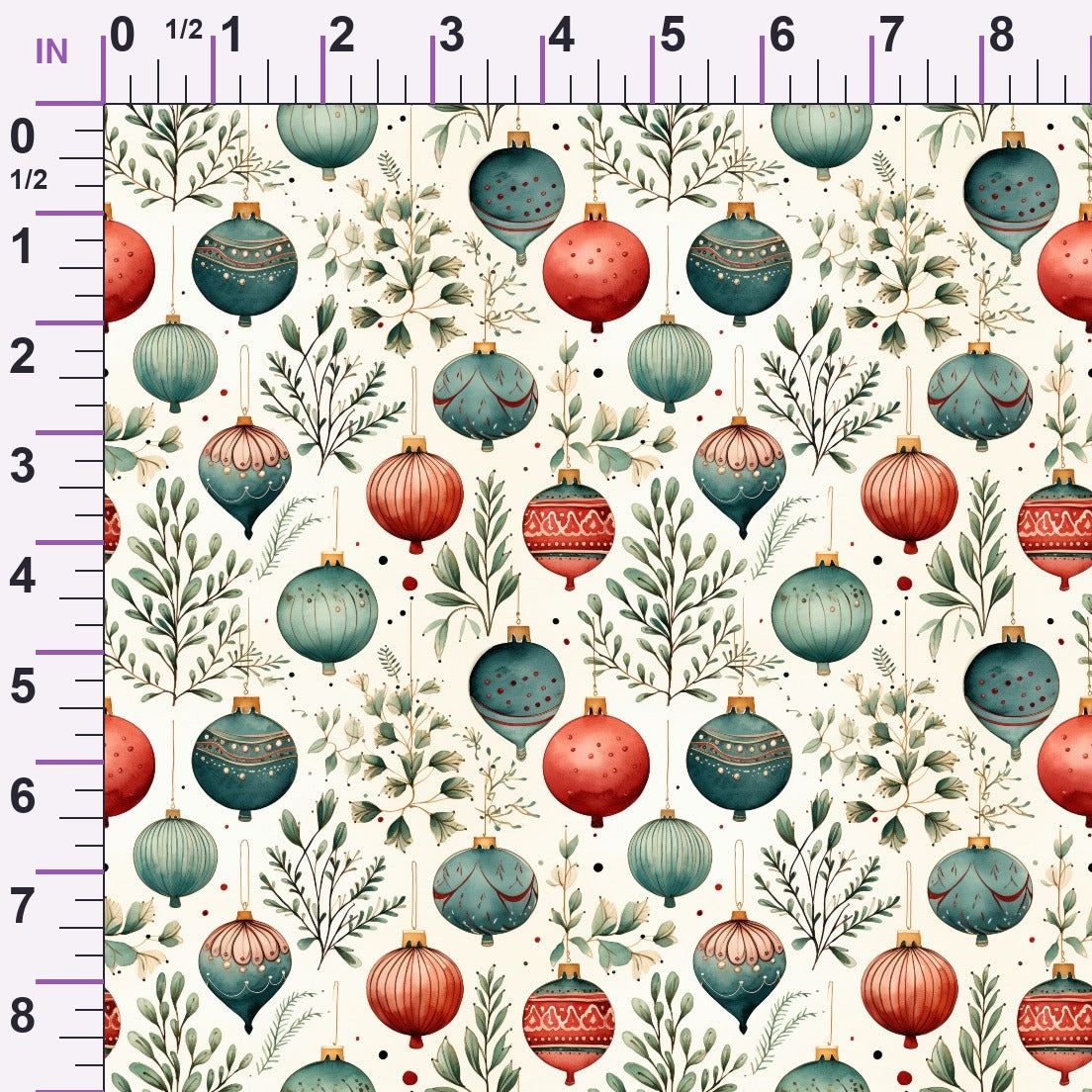 Yuletide Woodland Pattern 5 Minky Fabric