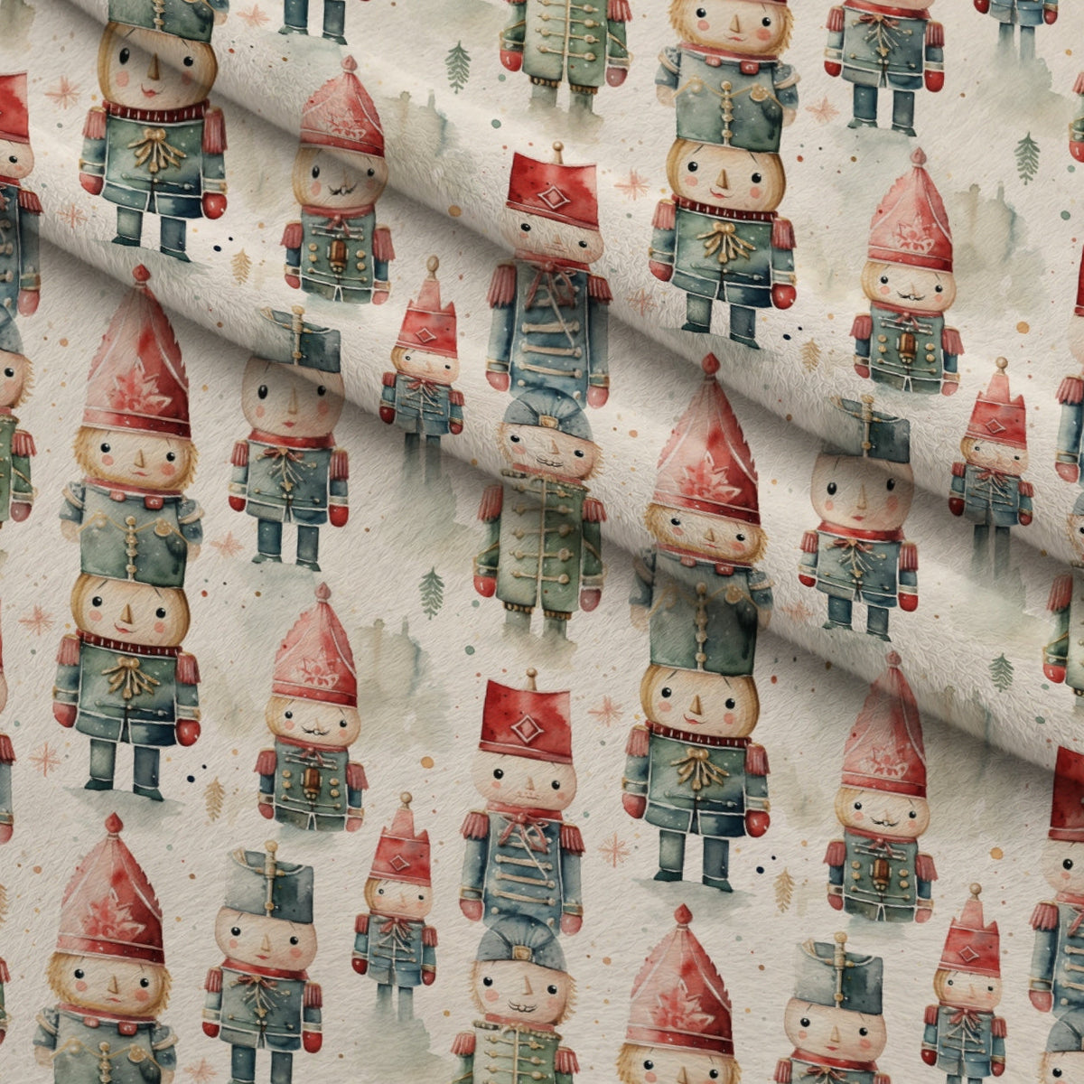 Yuletide Woodland Pattern 7 Minky Fabric